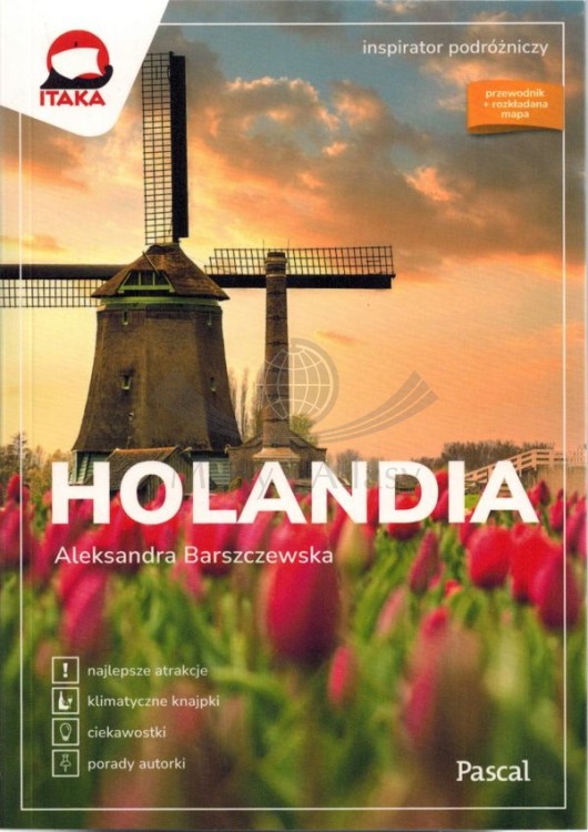 Holandia "Inspirator Podróżniczy". Przewodnik + mapa wydawnictwa Pascal. Okładka