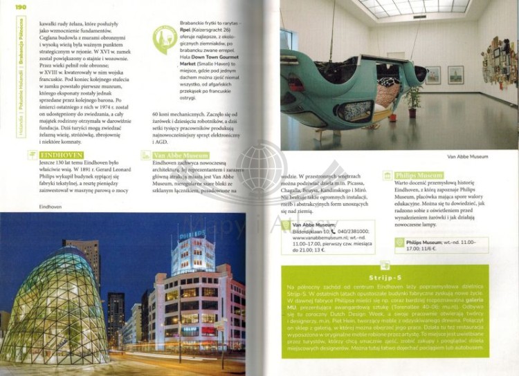 Holandia "Inspirator Podróżniczy". Przewodnik + mapa wydawnictwa Pascal. Przykładowe strony 2