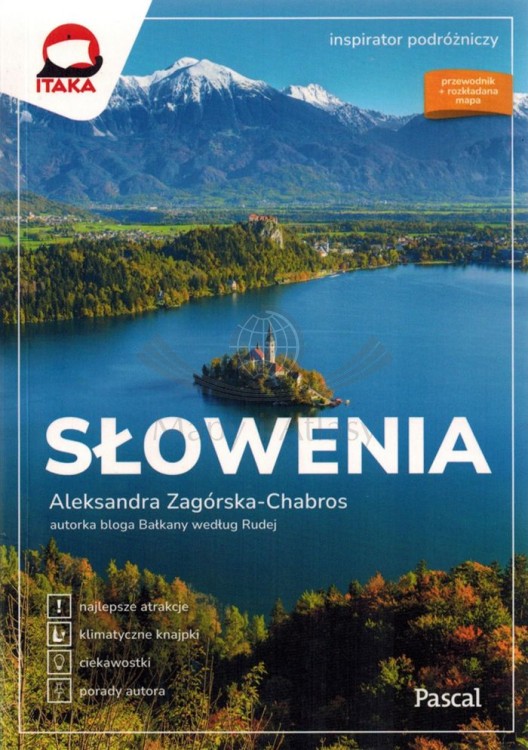 Słowenia "Inspirator Podróżniczy". Przewodnik + mapa wydawnictwa Pascal. Okładka
