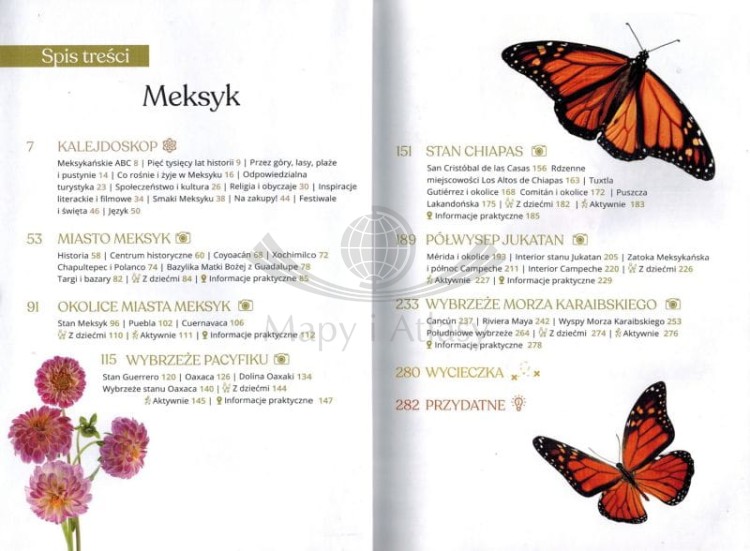 Meksyk. Przewodnik z mapą wydawnictwa Pascal GOLD. Spis treści