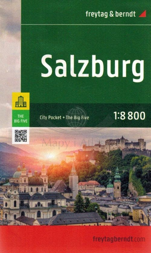Salzburg 1:8 000. Wodoodporna mapa / plan miasta. Freytag & Berndt