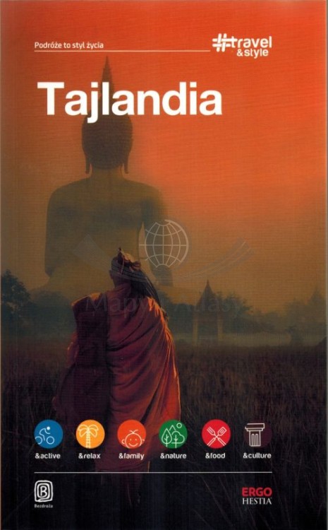 Tajlandia. Przewodnik travel&style wydawnictwa Bezdroża. Okładka