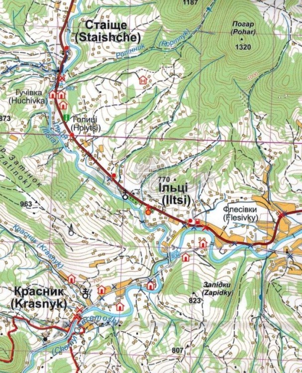 Czarnohora 1:50 000. Wodoodporna mapa turystyczna wydawnictwa ASSA. Fragment 1