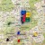 Znaczniki / Magnesy drewniane, neodymowe do oznaczania map. 25 sztuk. Przykład zastosowania
