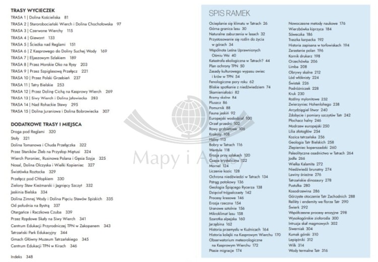 Dzikie Tatry. Poznaj prawdziwe oblicze tatrzańskiej przyrody. Przewodnik wydawnictwa Bezdroża. Spis treści 2