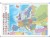 Europa 1:3 250 000. Dwustronna mapa ścienna. Polityczna / do ćwiczeń. Strona polityczna