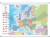 Europa 1:3 250 000. Dwustronna mapa ścienna. Polityczna / do ćwiczeń. Strona do ćwiczeń
