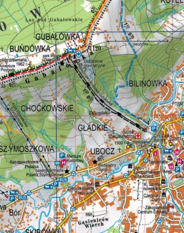 Tatry 1:27 000. Laminowana mapa turystyczna wydawnictwa ExpressMap. Fragment 3
