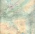Alpy i Mont Blanc mapa samochodowo-turystyczna wydawnictwa ITMB. Fragment 3