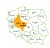Rowerowy Konin i okolice 1:25 000/ 1:75 000. Mapa rowerowa wydawnictwa TopNovum. Zasięg