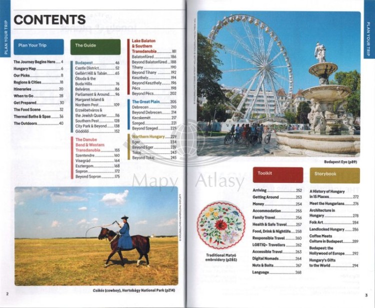 Budapeszt i Węgry przewodnik wydawnictwa Lonely Planet. Spis treści