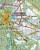 Puszcza Bukowa, Wkrzańska i Goleniowska. Laminowana mapa turystyczna wydawnictwa EKO-MAP. Fragment 1