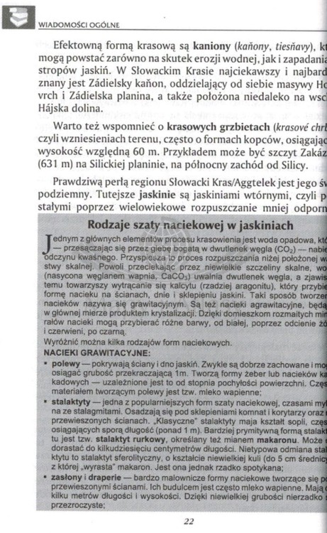 Słowacki Kras i Aggtelek. Przewodnik wydawnictwa TD Mapy. Przykładowa strona 2