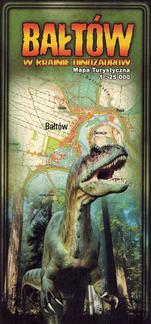 Bałtów 1:25 000. W krainie dinozaurów. Mapa turystyczna. Cartomedia