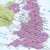 Europa 1:4 500 000. Dwustronna mapa ścienna. Polityczna i fizyczna. Strona polityczna - fragment 3