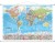Świat 1:30 000 000. Dwustronna mapa ścienna. Polityczna i fizyczna. Strona polityczna