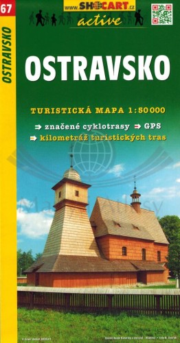 Ostrawa i okolice / Ostravsko. Mapa turystyczna 67 wydawnictwa Shocart. Okładka