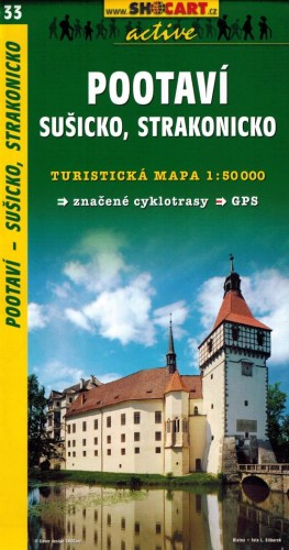 Pootavi - Susicko, Strakonicko. Mapa turystyczna 33 wydawnictwa Shocart. Okładka