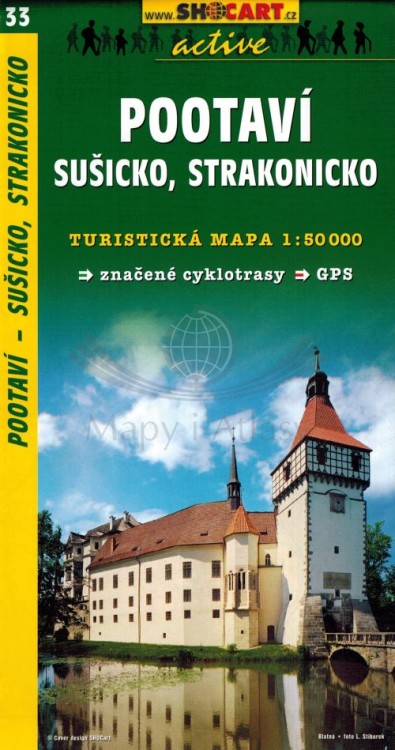 Pootavi - Susicko, Strakonicko. Mapa turystyczna 33 wydawnictwa Shocart. Okładka