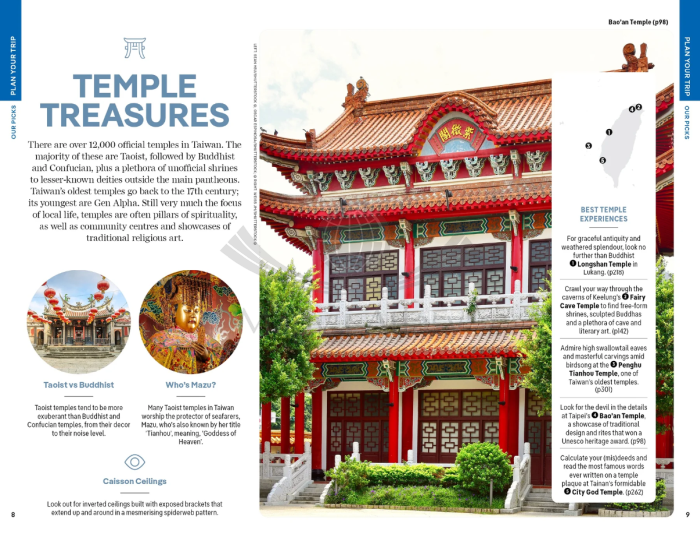 Tajwan / Taiwan. Przewodnik wydawnictwa Lonely Planet. Przykładowe strony 2