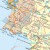 Europa 1:3 600 000. Mapa drogowa w ramie drewnianej. Fragment 2