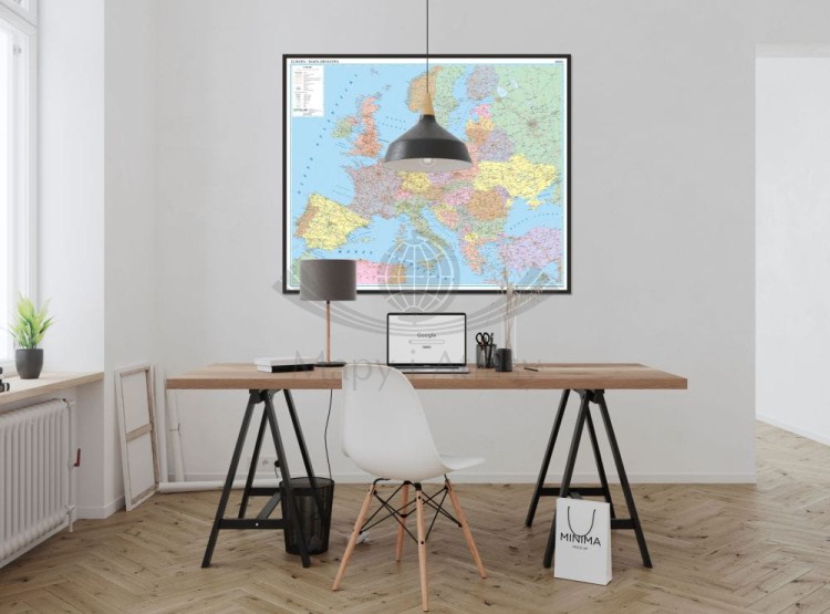 Europa 1:3 600 000. Mapa drogowa. Wersja magnetyczna. Przykład aranżacji