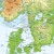 Europa 1:3 250 000. Mapa fizyczna. Wersja do wpinania. Fragment 2