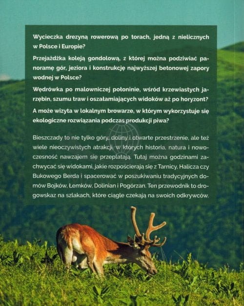 Bieszczady bucket list. Album wydawnictwa Pascal. Okładka - tył