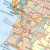 Europa 1:2 400 000. Mapa drogowa. Wersja do wpinania. Fragment 1