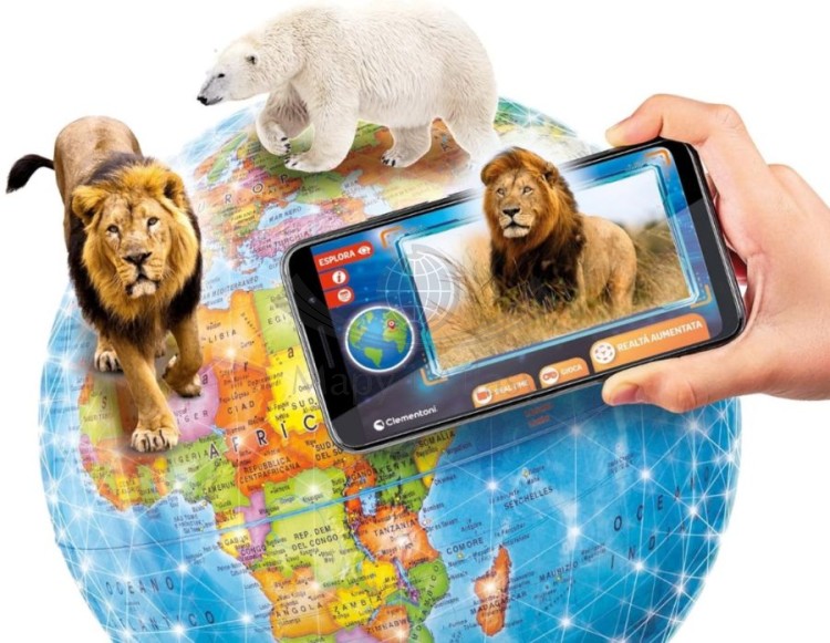 Globus interaktywny Eduglobus Digital wydawnictwa Clementoni.