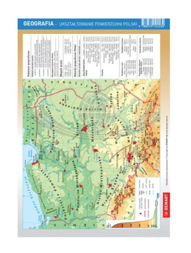 Geografia. Dwustronna mini ściąga wydawnictwa Demart