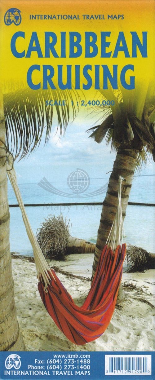 Karaiby. Rejsy po Karaibach / Caribbean Cruising. Mapa samochodowo-turystyczna. ITMB