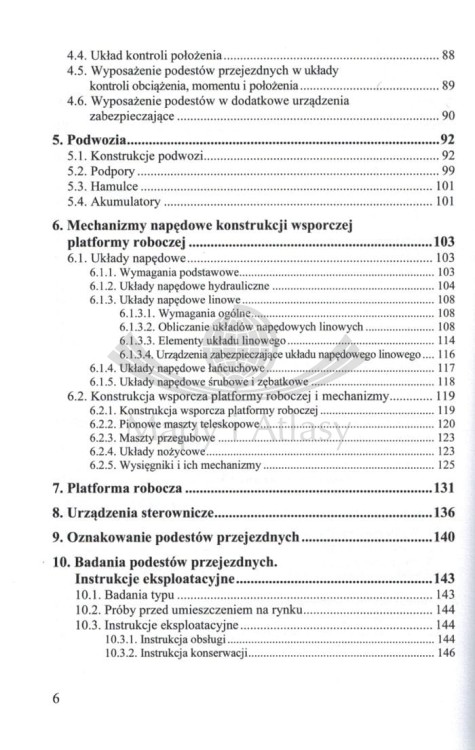 Podesty ruchome przejezdne. Budowa i eksploatacja. Poradnik wydawnictwa KaBe. Spis treści 2