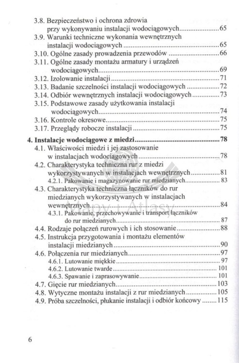 Instalacje wodociągowe i kanalizacyjne. Poradnik wydawnictwa Kabe. Spis treści 2