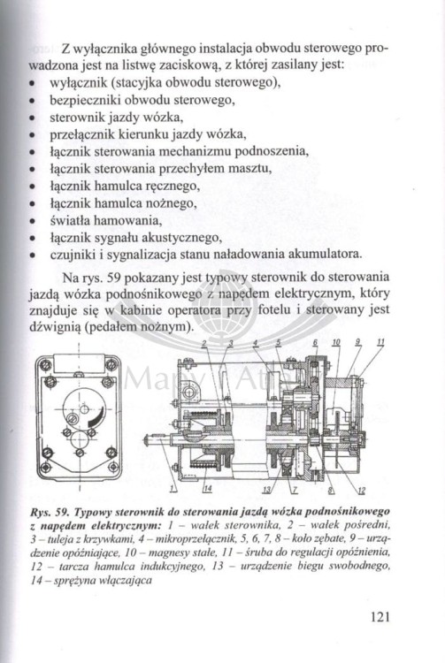 Konserwacja wózków jedniowych podnośnikowych z mechanicznym napędem podnoszenia. Poradnik wydawnictwa KaBe. Przykładowa strona 2