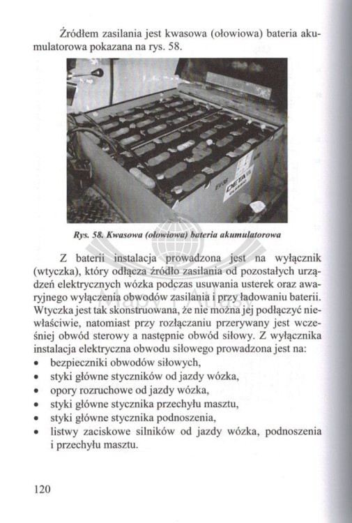 Konserwacja wózków jedniowych podnośnikowych z mechanicznym napędem podnoszenia. Poradnik wydawnictwa KaBe. Przykładowa strona 3
