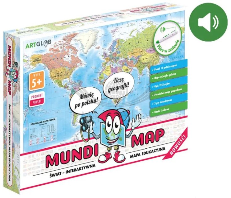 MundiMap. Interaktywna, edukacyjna mapa świata dla dzieci