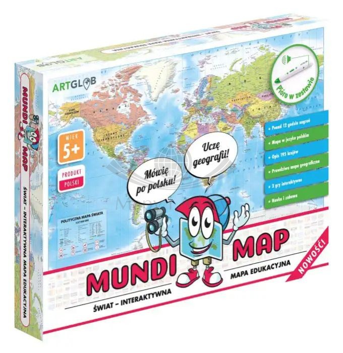 MundiMap. Interaktywna, edukacyjna mapa świata dla dzieci