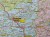 Magnesy trójkątne, jednokolorowe do oznaczania map / Znaczniki. Kolor żółty. 20 sztuk. Przykład zastosowania