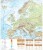 Europa. Mapa fizyczna - nakładka magnetyczna na tablice