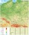 Polska. Mapa fizyczna - nakładka magnetyczna na tablice