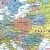 Świat 1:30 000 000. Mapa polityczna. Język angielski. Wersja magnetyczna. Fragment 3