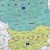 Unia Europejska 1:4 500 000. Mapa polityczna. Wersja do wpinania. Fragment 5