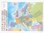 Europa 1:4 500 000. Arkusz, mapa ścienna polityczna