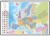 Europa 1:4 500 000. Mapa polityczna w ramie drewnianej