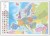 Europa 1:4 500 000. Mapa polityczna. Wersja do wpinania