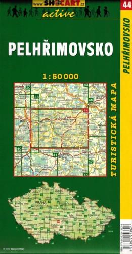 Pelhrimovsko. Mapa turystyczna 44 wydawnictwa Shocart. Okładka - tył