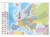 Europa 1:6 500 000. Arkusz, mapa ścienna polityczna