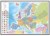 Europa 1:6 500 000. Mapa polityczna w ramie drewnianej