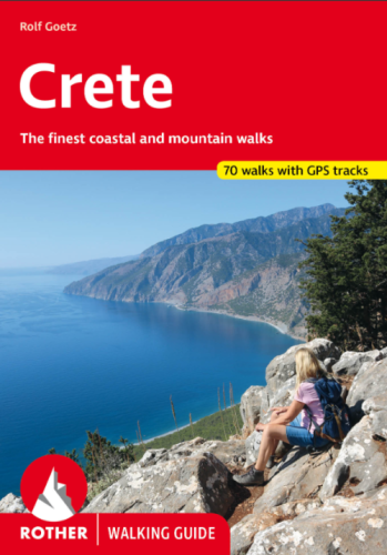 Kreta: 70 tras pieszych / Crete: 70 walks. Przewodnik wydawnictwa Rother. Okładka